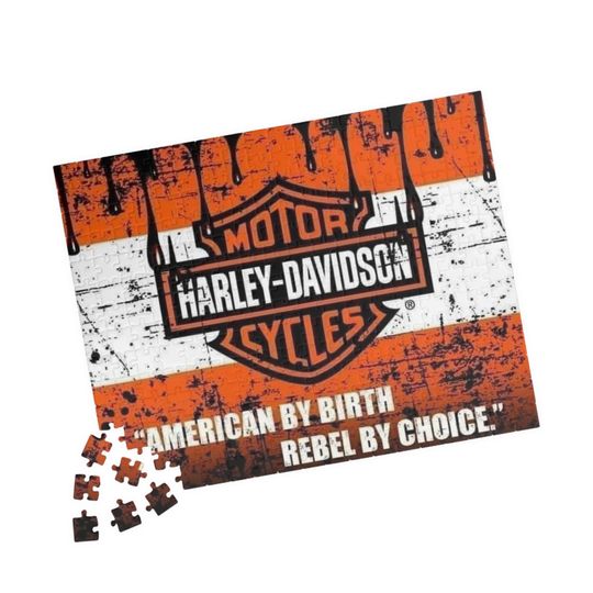 Haarleyy Davidson Puzzle (110, 252, 520, 1014-piece) | Family Game Night
