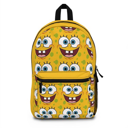 SpongeBob SquarePants Backpack, Funny School Bag, Kid's Backpack