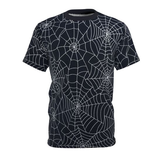 Spiderweb T-Shirt, Gothic T-Shirt, Emo Spiderweb Shirt