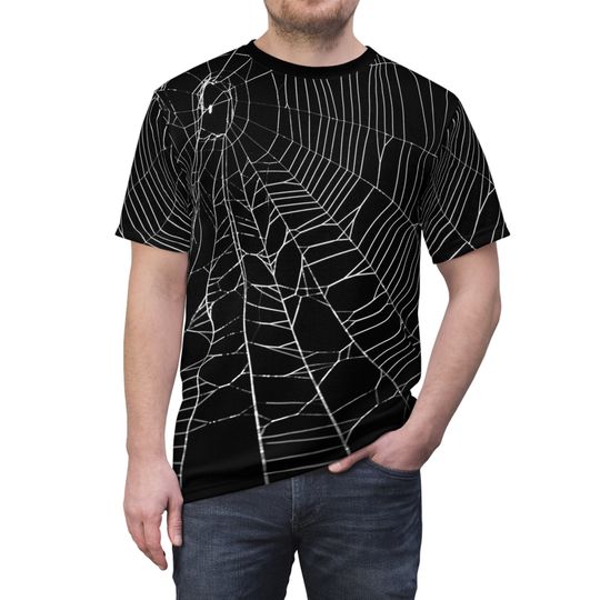 Spiderweb T-Shirt, Gothic T-Shirt, Emo Spiderweb Shirt