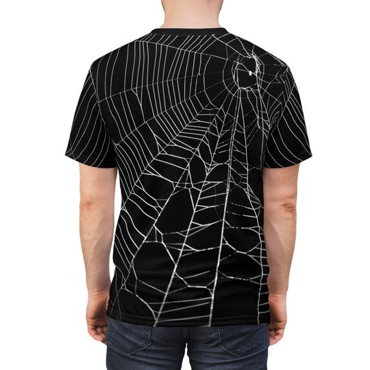 Spiderweb T-Shirt, Gothic T-Shirt, Emo Spiderweb Shirt