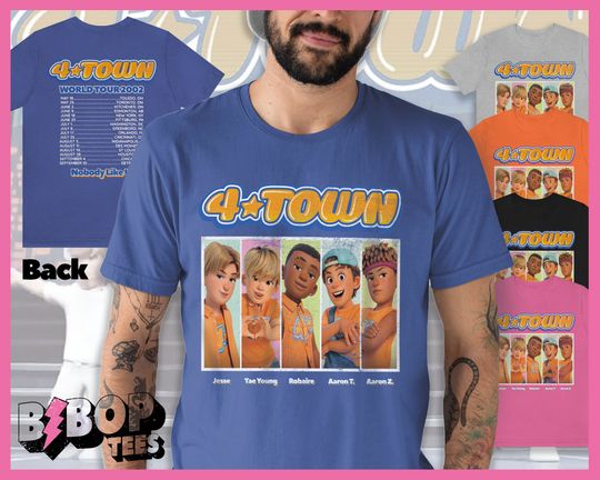 4-Town World Tour Double Sided T-Shirt