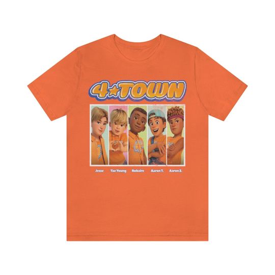 4-Town World Tour Double Sided T-Shirt
