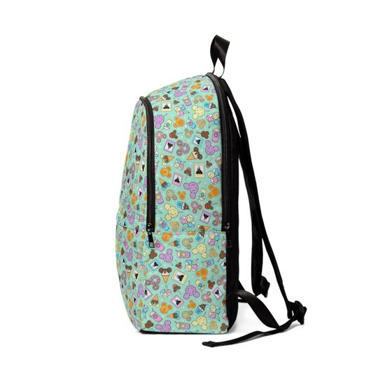 Fabric Backpack, Disney Park Bag, Unisex Daypack, Vacation Bag, Everyday Use Backpack
