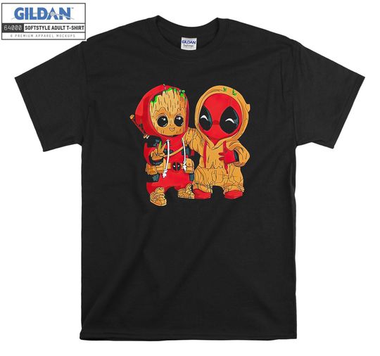 Groot and Deadpool Friends Funny T-shirt