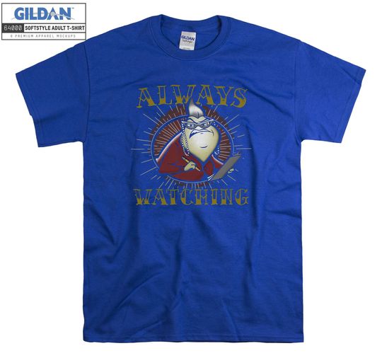 Disney Monsters Inc. Roz Always Watching T shirt