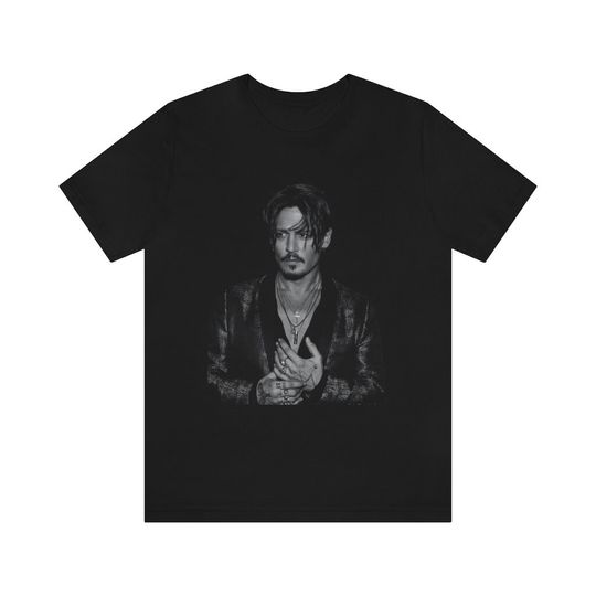 Johnny Depp T-Shirt / Aesthetic Premium Unisex Crew Neck T-Shirt / Aesthetic Clothing / Birthday Gift / Minimalist Streetwear Tee