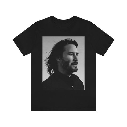 Keanu Reeves T-Shirt / Aesthetic Premium Unisex Crew Neck T-Shirt / Aesthetic Clothing / Birthday Gift / Minimalist Style Tee