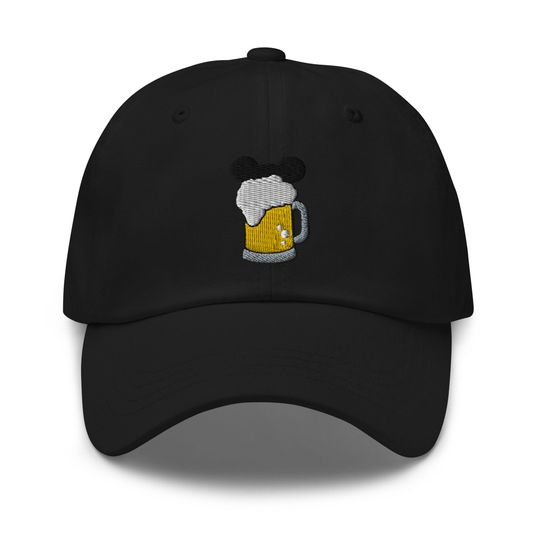Mouse Lager Embroidered Adjustable Dad Hat, Disneybound Baseball Cap