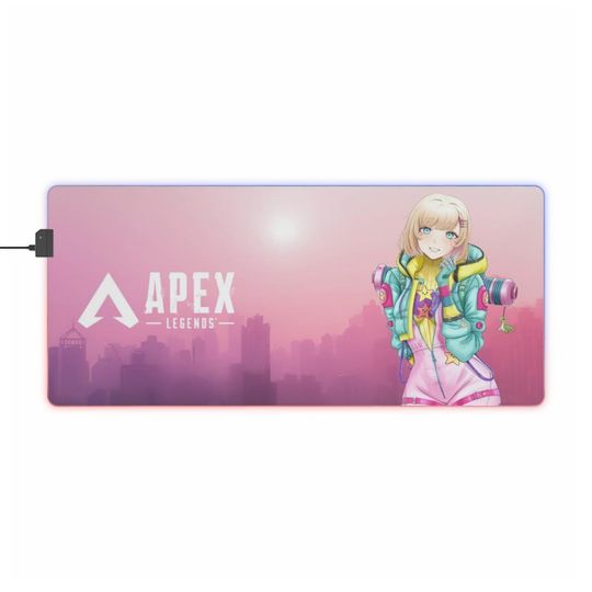 Wattson Kawaii LED Gaming Mouse Pad Apex Legends