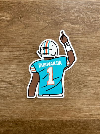 Miami Dolphins - Tua Tagovailoa Sticker