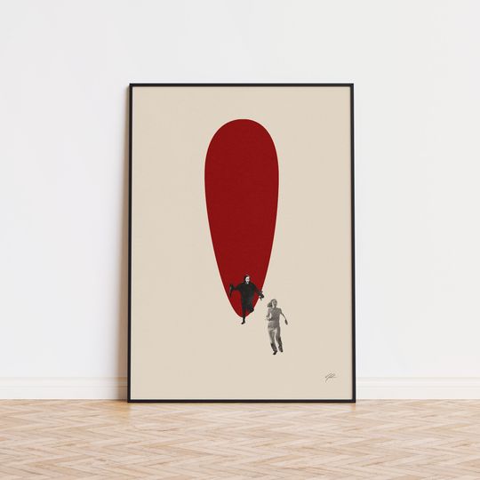 Scream 1996 Inspired Poster | Mid Century Modern Poster | Minimalist Poster