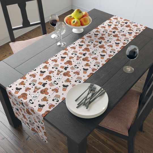 Fall Disney Table Runner, Mickey Kitchen Decor, Seasonal Home & Living
