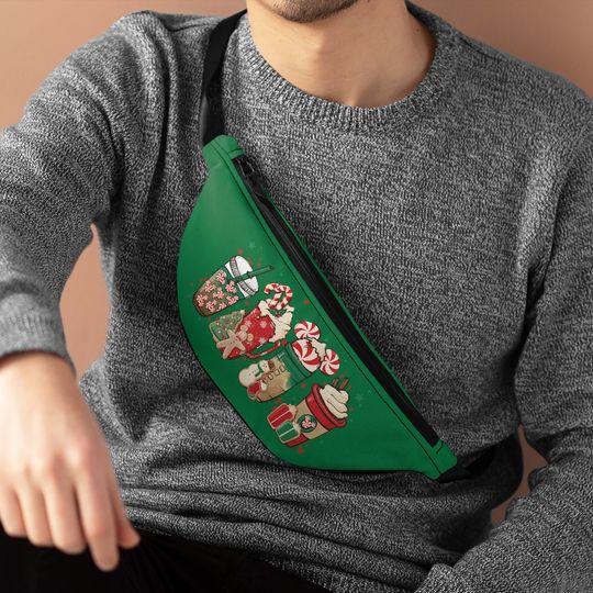 Disney Christmas Fanny Pack, Christmas Cute Disney