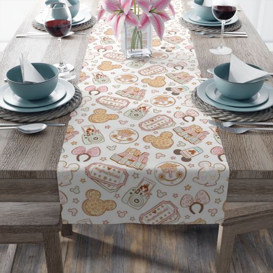 Disney Mickey Mouse Table Runner for Kitchen & Home Decor