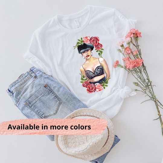Selena Quintanilla Floral t-shirt