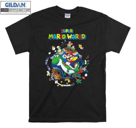 Super Mario World Yoshi & Mario T-shirt