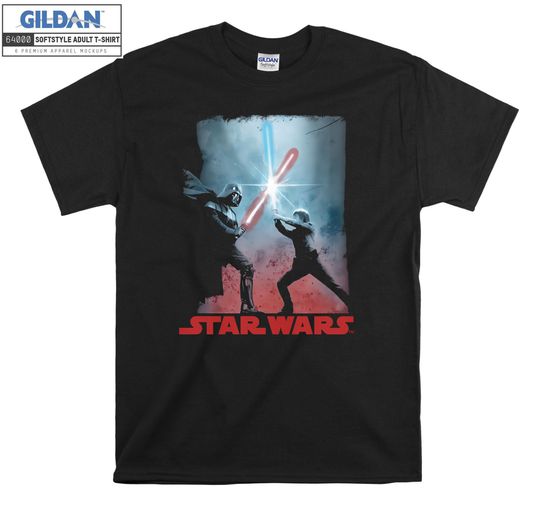 Darth Vader Luke Skywalker Battle T-shirt