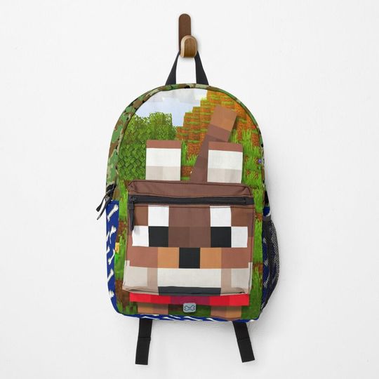 Minecraft Wolf Variants Backpack for Kids