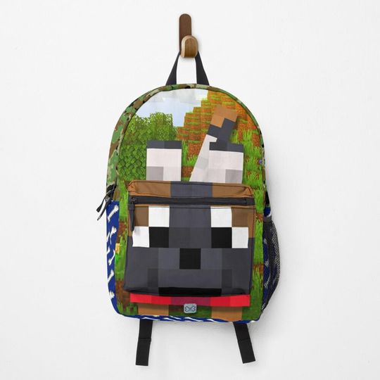 Minecraft Wolf Variants Backpack for Kids