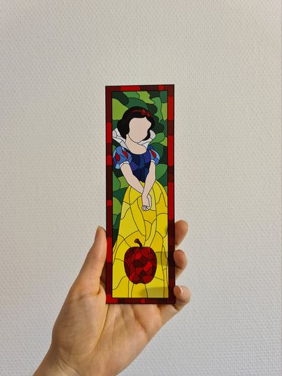 Snowwhite Bookmark, Disney Princess, Once there was a Princess