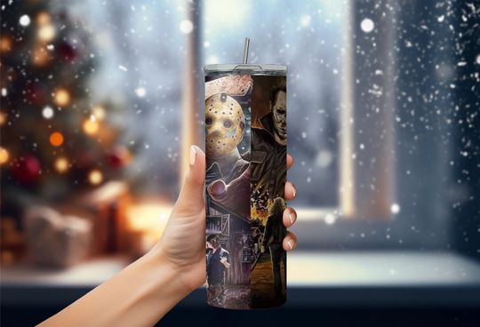 Thermo mug / tumbler "Halloween"
