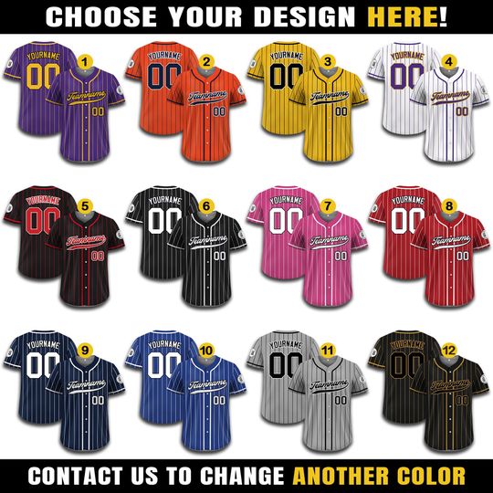 Custom Baseball Jersey with Team Name & Number – Game Day Outfit for All Ages
