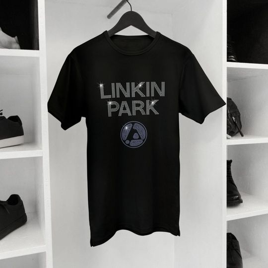 Hand-Placed Rhinestone Rock Vibes T-Shirt