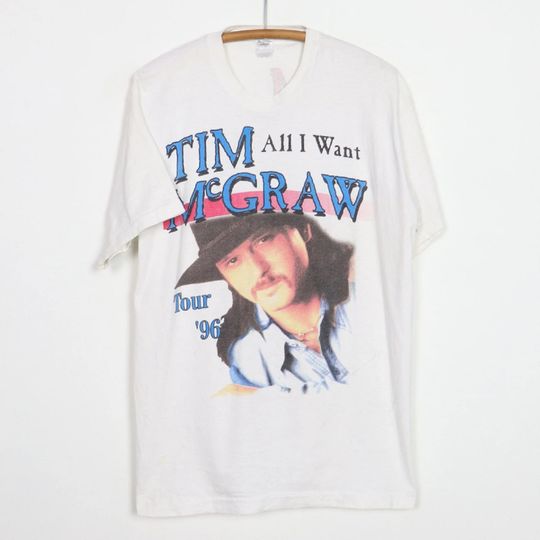 vintage 1996 Tim McGraw Faith Hill Tour Shirt