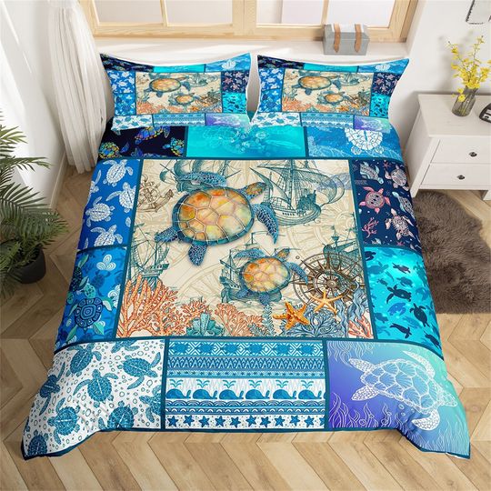 Cute Sea Turtle Bedding Sets