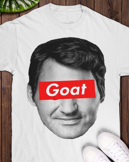 Roger Federer Shirt Tshirt Goat Tennis Sports Retirement Wimbledon Star