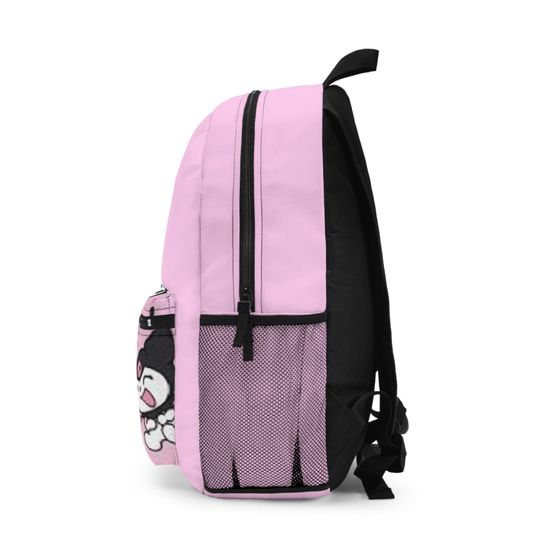 My Melody Kuromi Hello Kitty Pink Printed Trendy Backpack