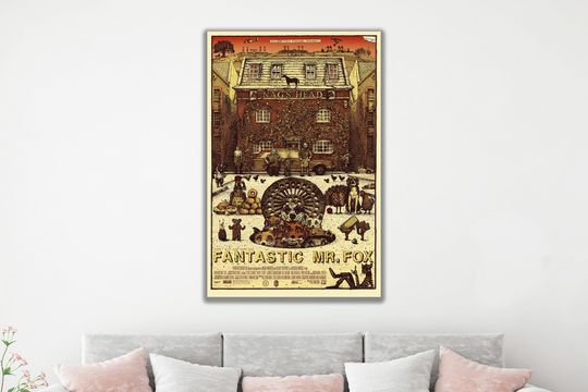 Fantastic Mr Fox Movie Poster Wall Art