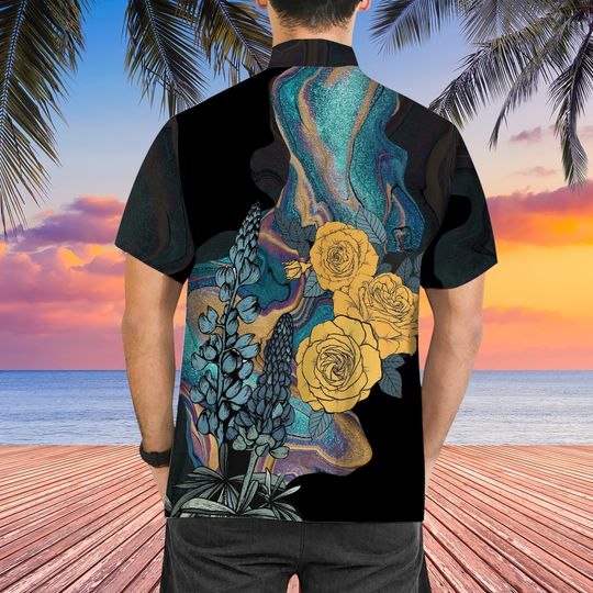 Longhorn Skull Texas Hawaiian Shirt, Texas Lover Shirt, Texas State Shirt