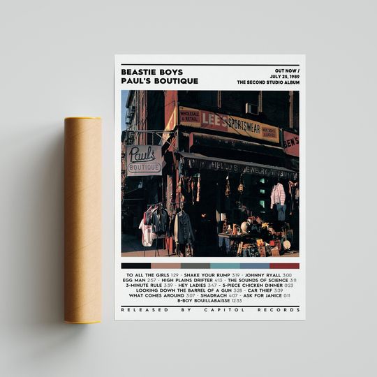 Beastie Boys - Paul's Boutique  Premium Matte Vertical Posters