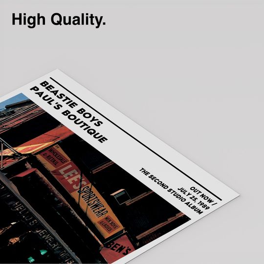 Beastie Boys - Paul's Boutique  Premium Matte Vertical Posters