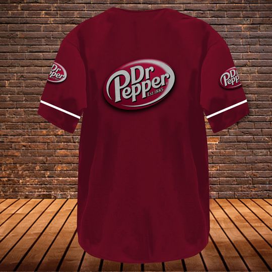 Dr Pepper Soda Baseball Jersey