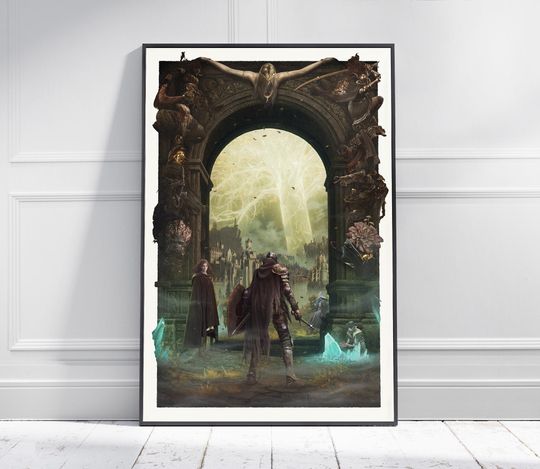 ELDEN RING | Game Poster | Game Art | Horror Game | Print | Room Decor | Wall Art