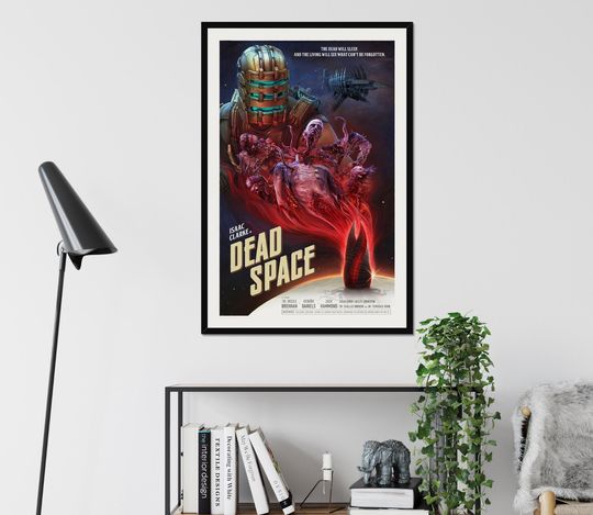 DEAD SPACE Game Poster | Game Art | Horror Game | Print | Room Decor | Wall Art