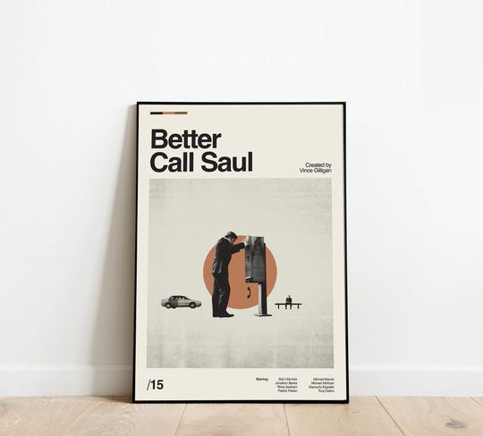 Better Call Saul Movie Poster - Vintage Minimalist - Poster Prints