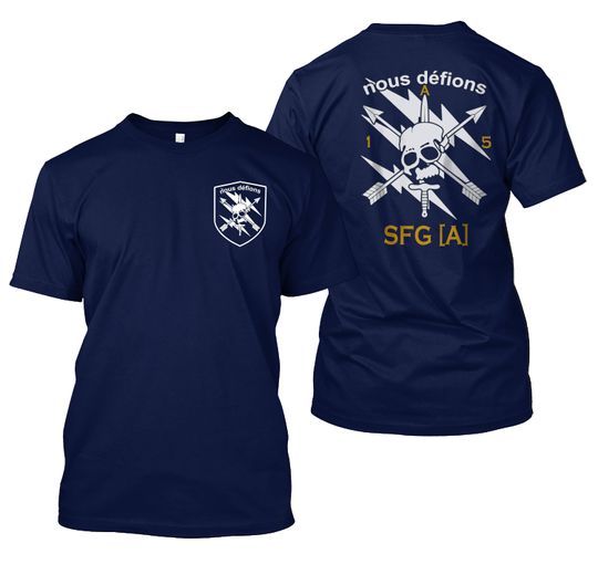 New 5TH Special Forces Group SFG(A) Nous Defions Double sided tshirt