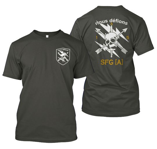 New 5TH Special Forces Group SFG(A) Nous Defions Double sided tshirt