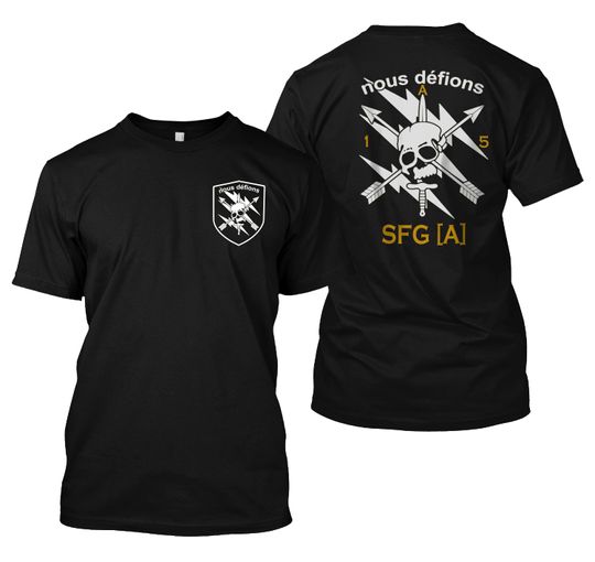New 5TH Special Forces Group SFG(A) Nous Defions Double sided tshirt