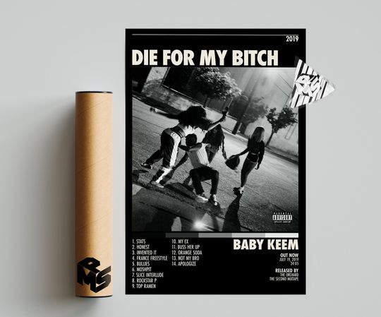 Baby Keem Poster | De for My Btch Poster | Baby Keem Tracklist | Album Cover Poster