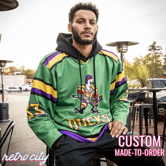 The Mighty Ducks Movie Goldberg Custom Hockey Jersey