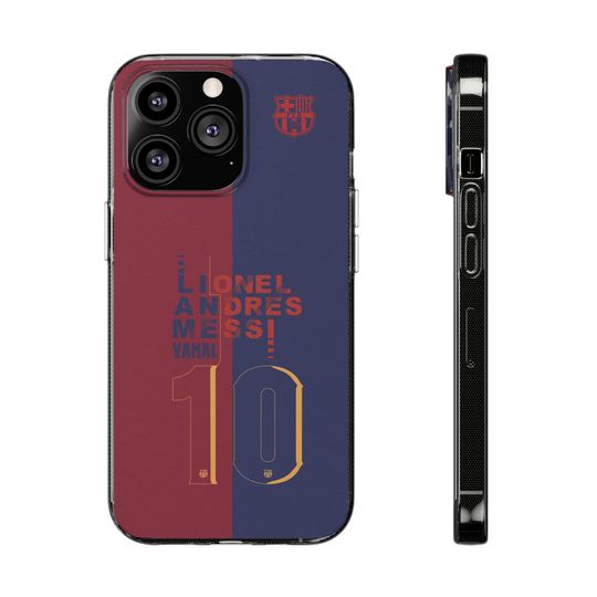 FCBarcelona iPhone Case, Messi Fan Phone Cover