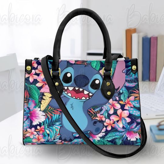 Stitch Disney Bag, Lilo And Stitch Leather Handbag