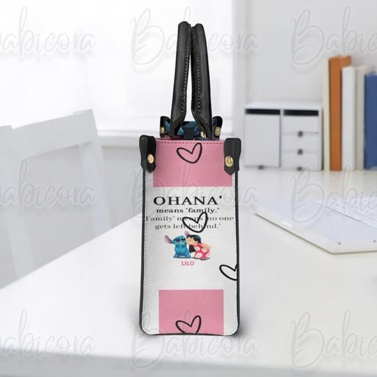 Stitch Disney Bag, Lilo And Stitch Leather Handbag