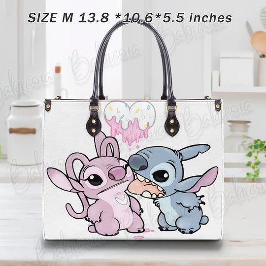 Lilo Stitch Disney 3 Sizes Leather Handbag
