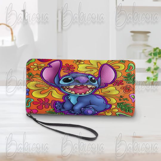 Stitch Disney 3 Sizes Leather Handbag